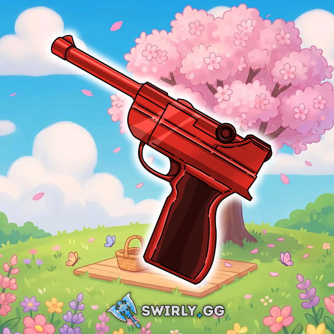 Red Luger Gun