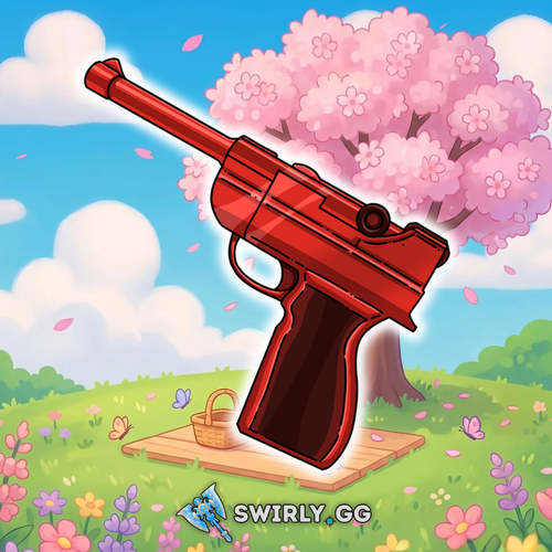 Red Luger Gun